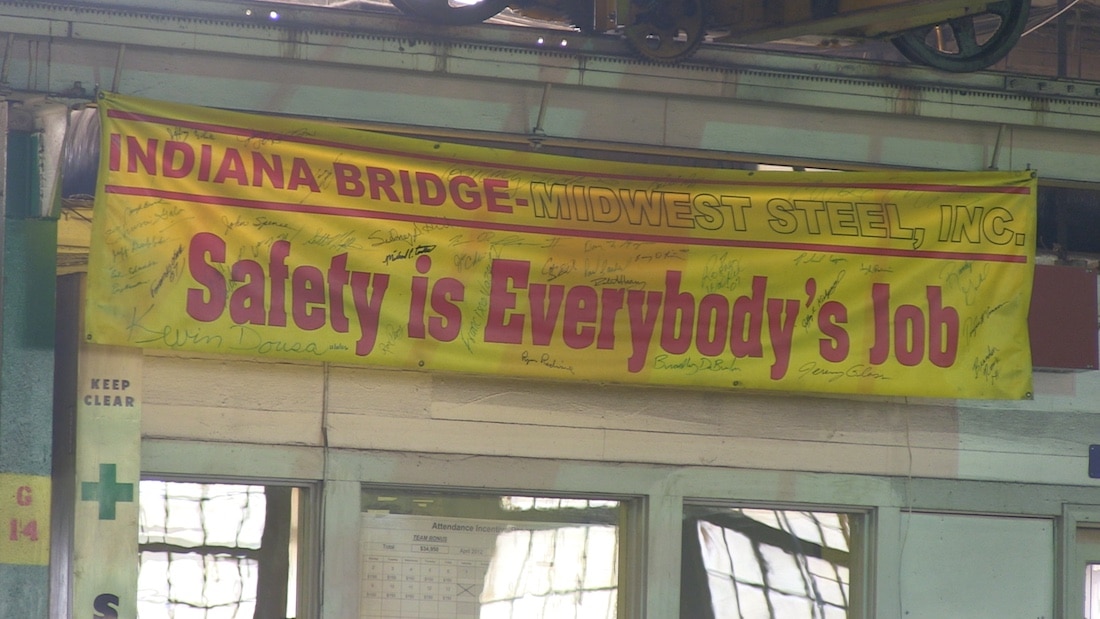 a sign above a store